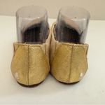 REEF  Tropic Ballet Flats Womens Gold Tan Tweed Linen Slip On Almond Toe Size 9 Photo 3