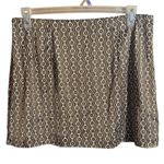 Hollister High Rise Brown Tan Lined Mini Pencil Skirt with Slit. Size Large. Photo 2