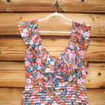 TALULAH La Maison  Floral Linen Midi Dress Photo 5