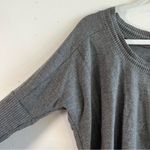 Johnny Was Calmé Sweater Tunnel Drawstring Crop Sweater in Gray Sz XS NWT Photo 8