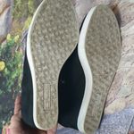 LINEA Paola black white wedge platform shoes size 7.5M Photo 5