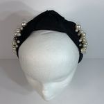 Knotted Headband Pearl Hairbands for Women black/tan Black Photo 7