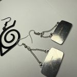 Naruto Hidden Leaf Village Logo Anime Dangle Pierced Earrings Lot Of 2 Photo 10