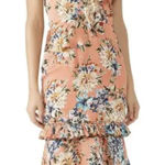 Vone Dress Womens 2 Pink Floral One Photo 0