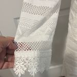 Club Z Collection White Lace Swim Cover Up. Size Small. Photo 1