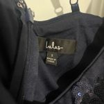 Lulus  navy sequin wrap mini homecoming dress Photo 5