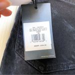 RE/DONE Jean 90s High Rise Ankle Crop Frayed Hole Jet Black With Rips 25 NWT Photo 6