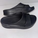 OOFOS OOmega OOahh Slip On Waterproof Gorpcore Platform Womens Shoes 9 Black Photo 14