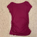 Liz Lange ‎ Maternity pink v-neck T-shirt, size small​ Photo 1