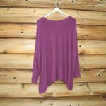 Eileen Fisher  Super Soft Burgundy Oversize Sweater Photo 3