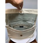 Vintage Albi Cream Leather Shoulder Purse Photo 8