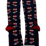 FIGS NEW  Team USA Medical Team Skiing Heart Olympic Navy Red Compression Socks L Photo 0