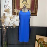 Athleta  Colorblock Caspian Racerback Athletic Dress Built in Bra~Med Petite 💛🎀 Photo 2