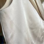 Revelry Bardot Satin Off Shoulder Maxi Dress in Soft Champagne Size 8 Gold Photo 4