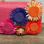 Haute Hippie | Pink Mini Bag w/ Bamboo Handle & Crossbody Chain Photo 2