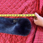 ZARA  Shawl SOFT FURRY FAUX FUR STOLLE COLLAR SCARF Mob Wife Winter EUC Gray Photo 1