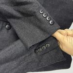 Neiman Marcus Vintage 90s 100% Wool Coat 8 Gray Notch Single Breasted USA Made Photo 4