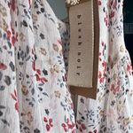 Blush Noir Floral Print Women's Blouse Photo 6