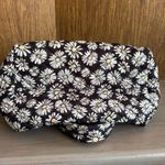 Nanette Lepore NANETTE LAPORE Large Blue Quilted Daisy Print Tote Bag Errands School Work Photo 9