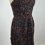 Shoshanna  Rainbow Circle Print Strapless Dress Photo 1