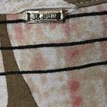 St. John  Yellow Label Short Sleeve Faux Wrap Stretch Pullover Top Sz M Photo 2