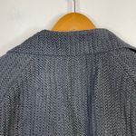 Akris Chenille Velvet Textured Classic Black Short Blazer Jacket Snap Womens 8 Photo 8