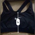 Nike Women’s Sz S Black Pro Classic Medium Support Sports Bra Photo 12