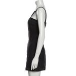 Heron Preston  Zip Up Logo Denim Mini Dress Buckle Photo 1