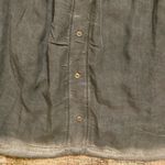 French Kiss NWT Luciana Button Off The Shoulder Top in Charcoal Photo 4