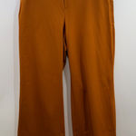 Lands' End  Pull On Straight Wide Leg Tech pants women's size Large Petite Rust Photo 0