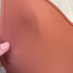 Aerie  Ruffle Low Back One Piece Tan Terracotta One Piece Bathing Suit Size L Photo 8