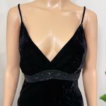 EXPRESS Elegant Black Velvet Top Photo 3