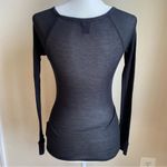 Ralph Lauren  Rugby Silk Cotton Mesh Skinny Long Sleeve Wide Neck Shirt Photo 1