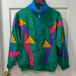 Casual Isle Vtg Womens Full Zip Windbreaker Jacket 80s/90s Size S Mint Condition Photo 0
