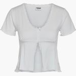 Noisy May Noises May Justine Lace Trim Top Photo 3