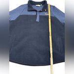 Vineyard Vines  Mixed Media Sherpa Shep Shirt Pullover in Blue Quilted Fleece L Photo 6
