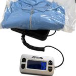 Bette & Court Womens Blue Textured Quarter Zip Long Sleeve Golf Top Pullover XL Photo 4