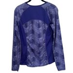REI Purple and White Reflective Running Jogging Athletic Top Size S Photo 4