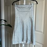 Silver Sparkly big back Bow Tube Dress coquette, Glam Romance Photo 2