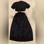 STAUD NEW Calypso cutout midi black Dress Size S Photo 9