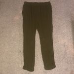 Lacausa Willow Tapered Leg Rayon Slim Casual Pant Olive Green Large Photo 1