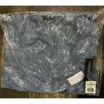 Saks 5th Avenue Saks Fifth Ave Linen Romper Size XL Blue Chambray beach coastal gauzy pockets Photo 2