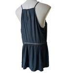 NWT, Trouve Cut Out Spaghetti Strap Drop Waist Tunic Top Size L Photo 3