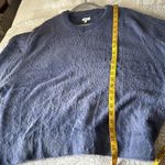 Aerie  Women's XL Flurry Crewneck Sweater Blue Plush Fuzzy Pullover Winter New Photo 6
