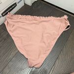 Nasty Gal Women’s XL Pink High Rise Bikini Swim Bottoms Photo 2