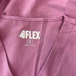 4Flex Women's Scrubs Small Top Lavender Purple V Photo 1