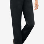 Woman Within NWT size 22W  black denim natural fit jeans. Photo 0