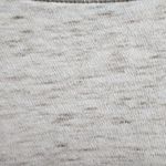 Chaps & Dreams California Light Gray Long Sleeve Top with Crochet Lace Large Tan Photo 4