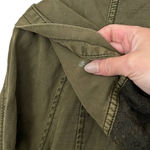 Anthropologie Hei Hei Green Lace Anorak Army Jacket Sz S Photo 7