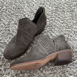 Vince Camuto Perforated Suede Ankle Booties Photo 0